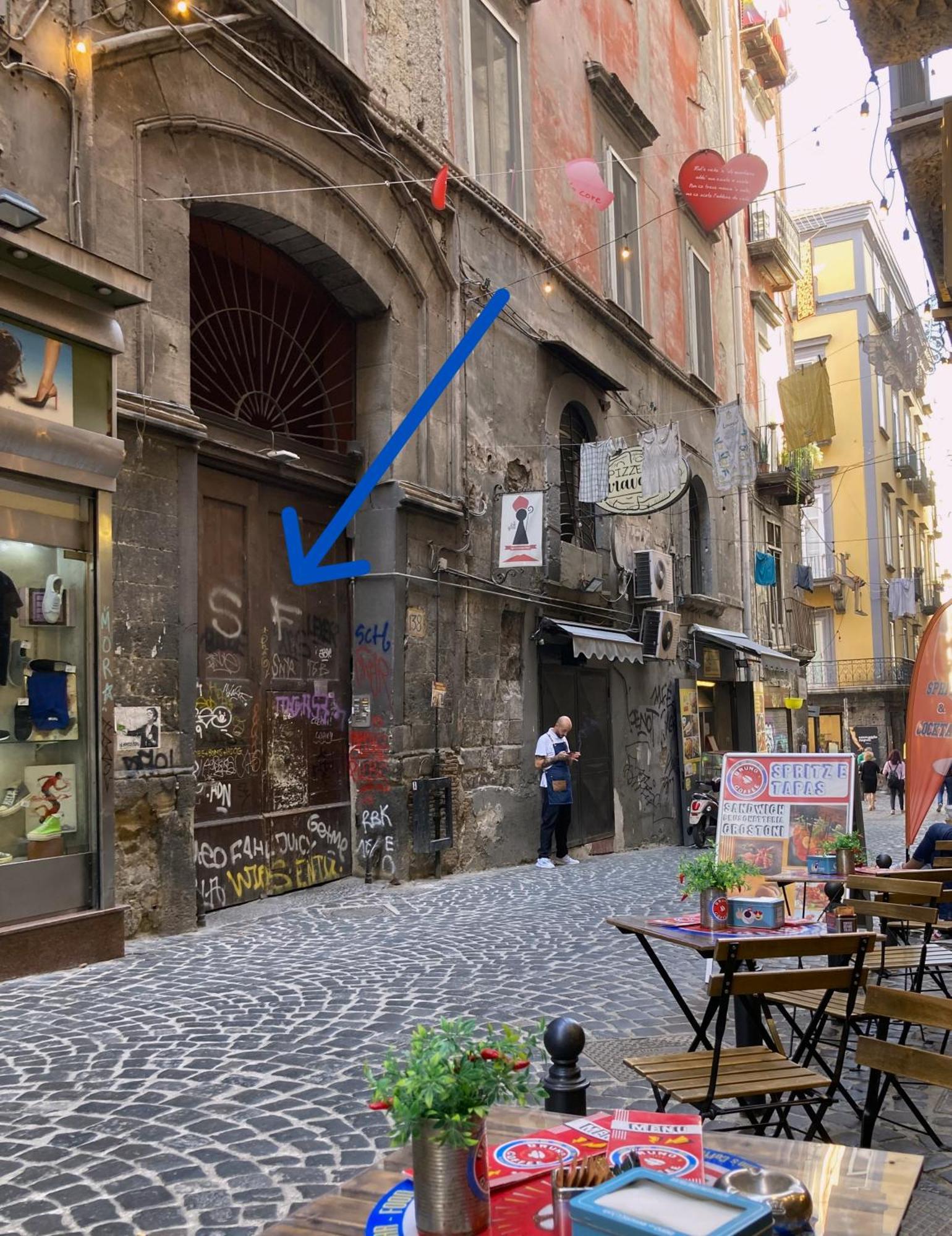 La Casa Blu Nel Cuore Storico Di Napoli Buitenkant foto
